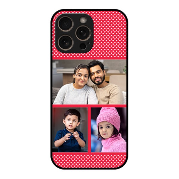 iPhone 16 Pro Custom Glass Phone Case - Bulk Photo Upload Design iPhone 16 Pro Custom Glass Phone Case - Bulk Photo Upload Design