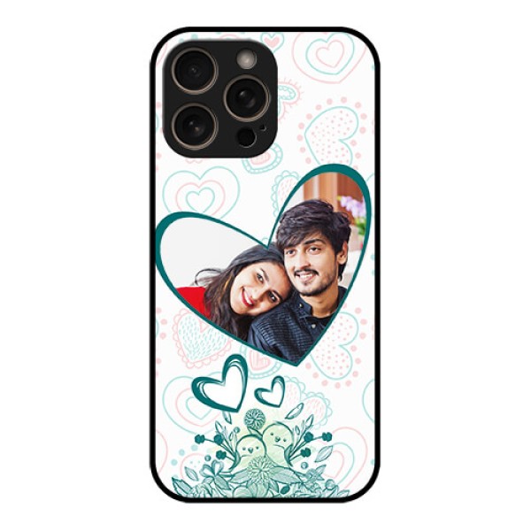 iPhone 16 Pro Custom Glass Phone Case - Premium Couple Design iPhone 16 Pro Custom Glass Phone Case - Premium Couple Design