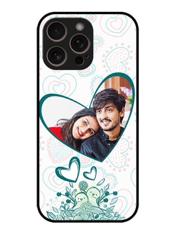 Custom iPhone 16 Pro Custom Glass Phone Case - Premium Couple Design