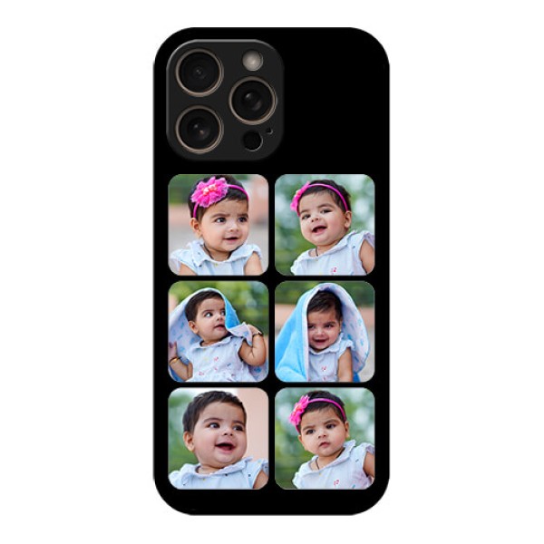 iPhone 16 Pro Custom Glass Phone Case - Multiple Pictures Design