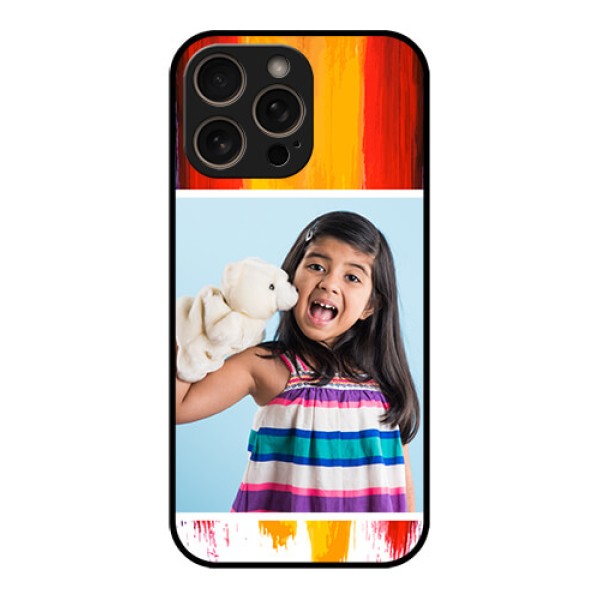 iPhone 16 Pro Custom Glass Phone Case - Multi Color Design