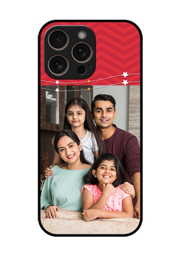 iPhone 16 Pro Custom Glass Phone Case - Happy Family Design