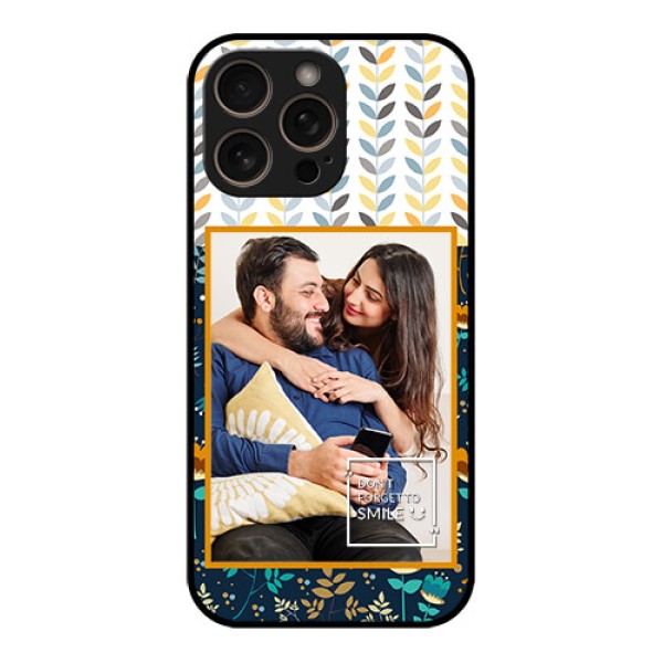 iPhone 16 Pro Custom Glass Phone Case - Pattern Design