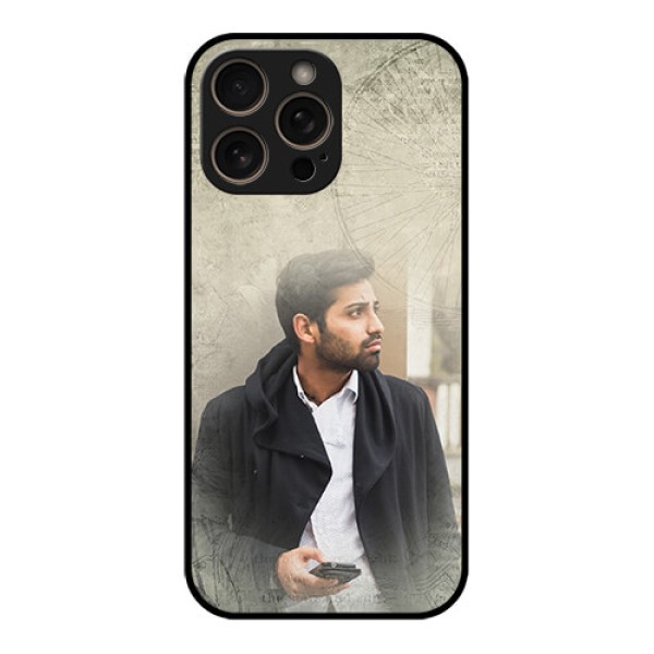 iPhone 16 Pro Custom Glass Phone Case - With Vintage Design