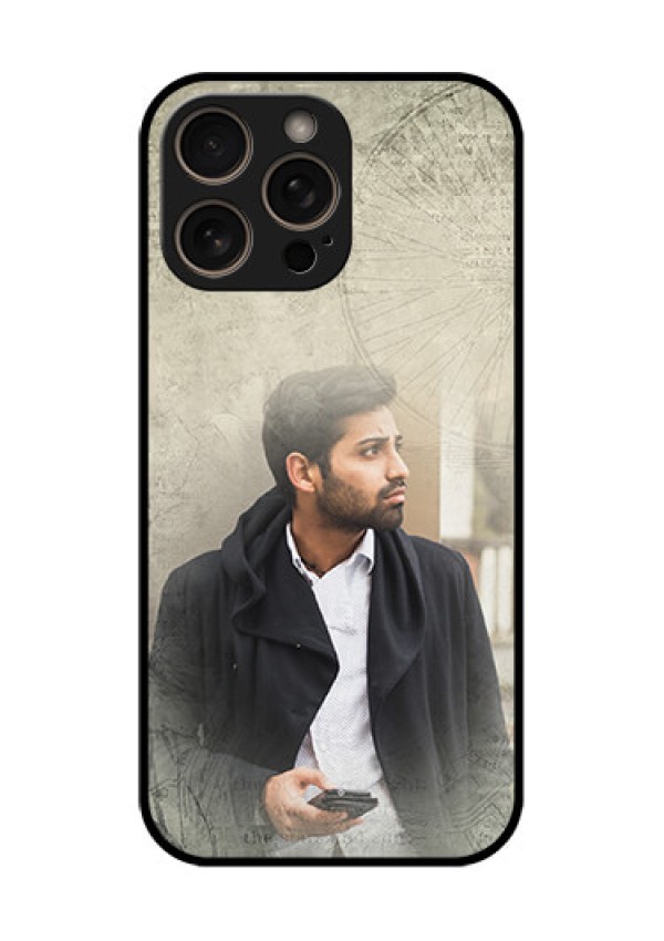 iPhone 16 Pro Custom Glass Phone Case - With Vintage Design