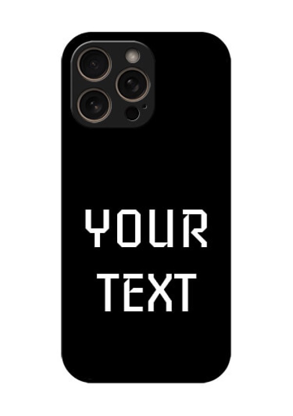 iPhone 16 Pro Custom Glass Phone Case - Your Name Design