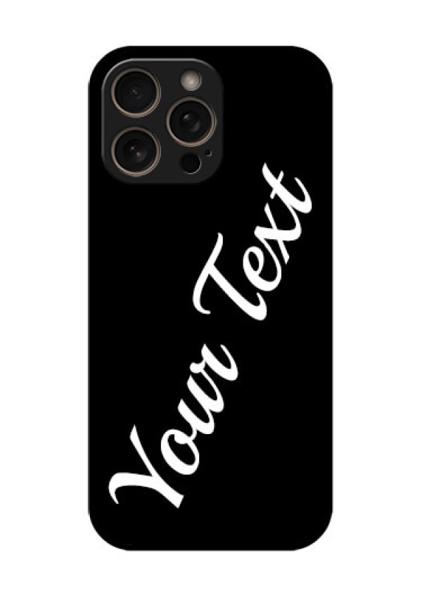 iPhone 16 Pro Custom Glass Phone Case - With Your Name Design