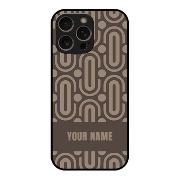 iPhone 16 Pro Custom Glass Phone Case - Captivating Zero Pattern Design iPhone 16 Pro Custom Glass Phone Case - Captivating Zero Pattern Design