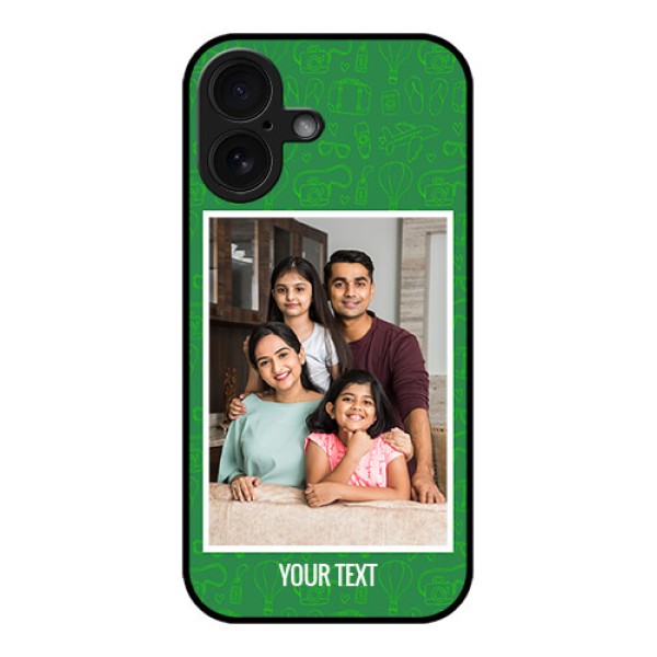 iPhone 16 Custom Glass Phone Case - Picture Upload Design