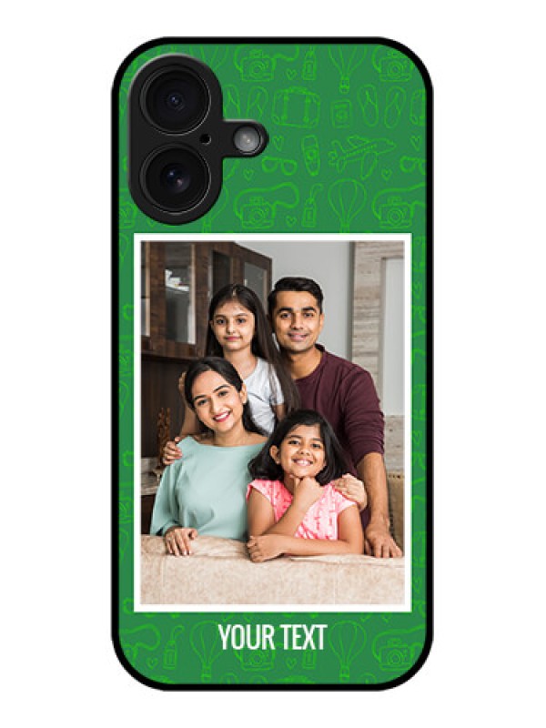 Custom iPhone 16 Custom Glass Phone Case - Picture Upload Design