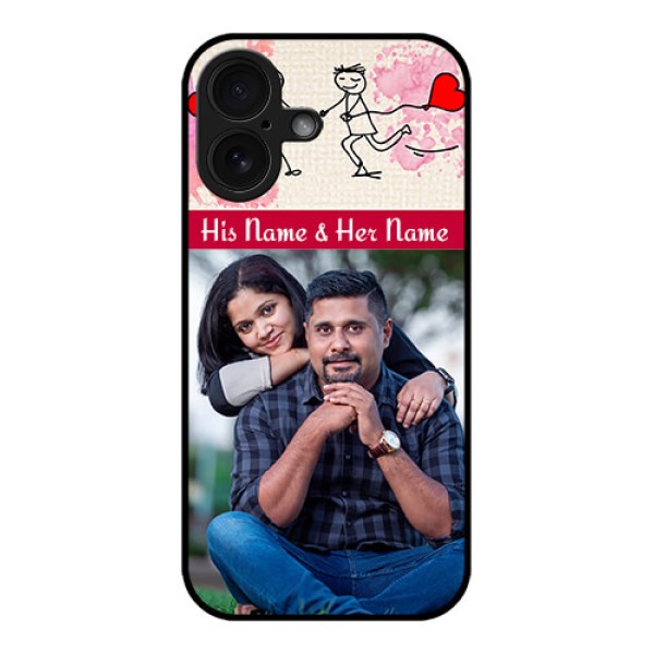 iPhone 16 Custom Glass Phone Case - You And Me Case Design iPhone 16 Custom Glass Phone Case - You And Me Case Design