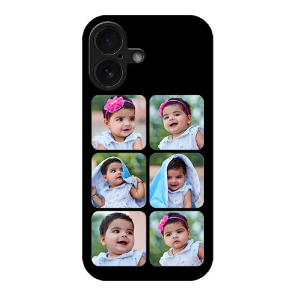 iPhone 16 Custom Glass Phone Case - Multiple Pictures Design