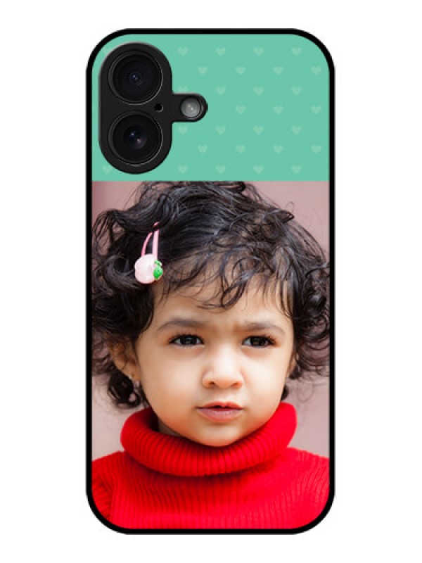 Custom iPhone 16 Custom Glass Phone Case - Lovers Picture Design