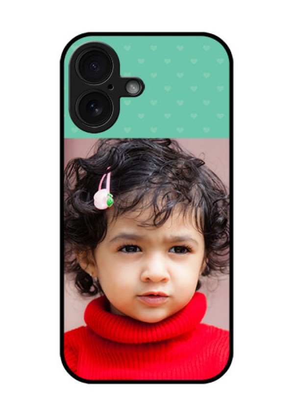 iPhone 16 Custom Glass Phone Case - Lovers Picture Design