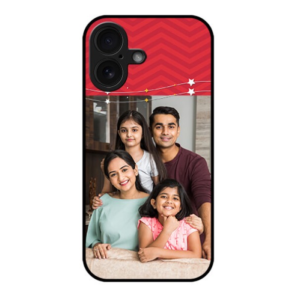 iPhone 16 Custom Glass Phone Case - Happy Family Design