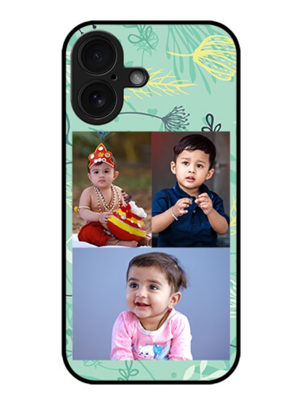Custom iPhone 16 Custom Glass Phone Case - Forever Family Design