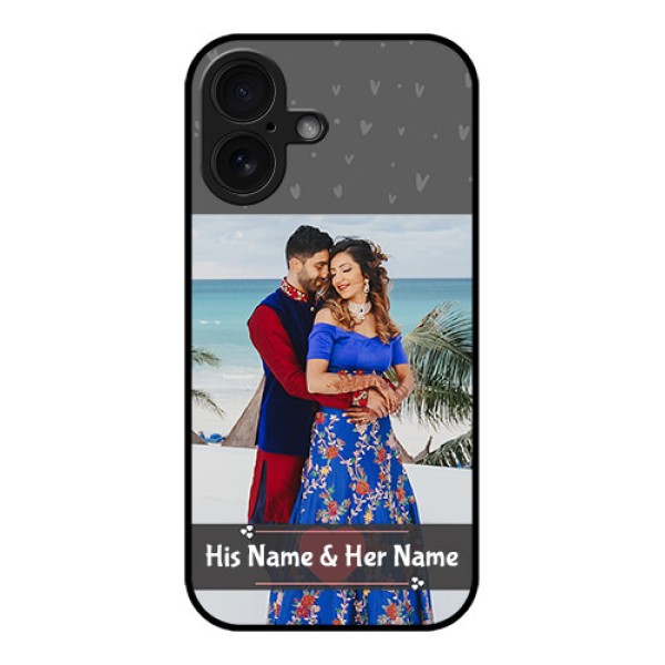 iPhone 16 Custom Glass Phone Case - Buy Love Design With Photo Online iPhone 16 Custom Glass Phone Case - Buy Love Design With Photo Online