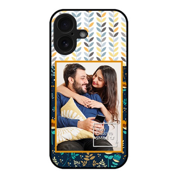 iPhone 16 Custom Glass Phone Case - Pattern Design