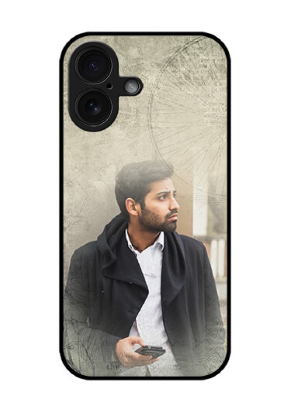 iPhone 16 Custom Glass Phone Case - With Vintage Design