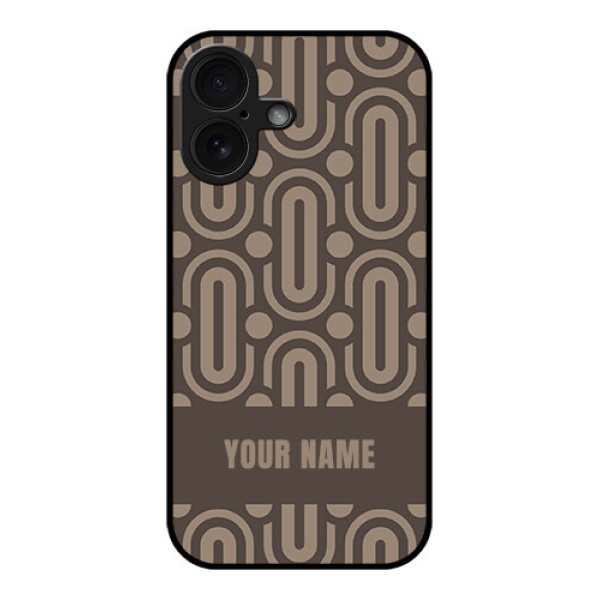 iPhone 16 Custom Glass Phone Case - Captivating Zero Pattern Design iPhone 16 Custom Glass Phone Case - Captivating Zero Pattern Design