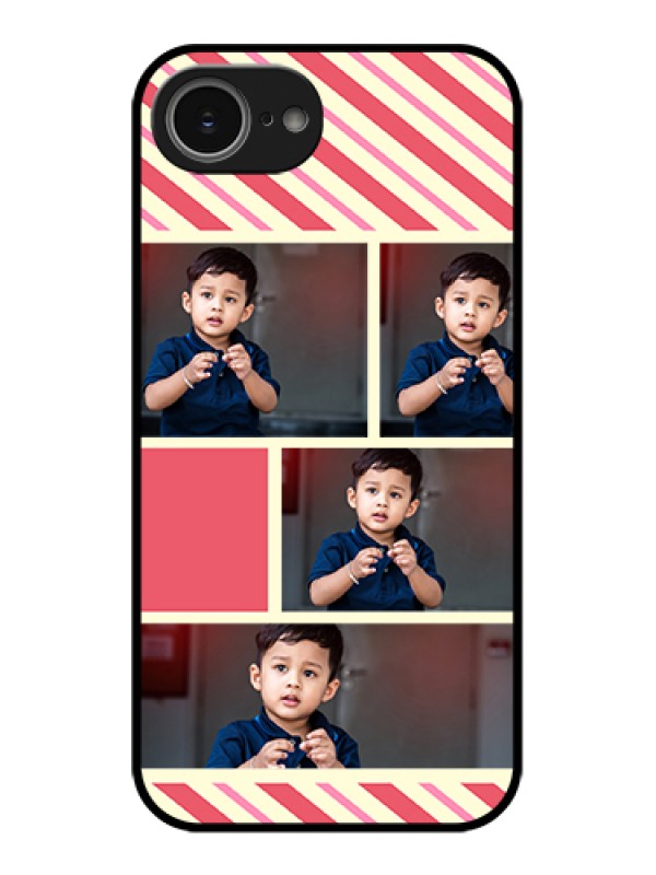 Custom iPhone 16e Custom Glass Phone Case - Picture Upload Mobile Case Design