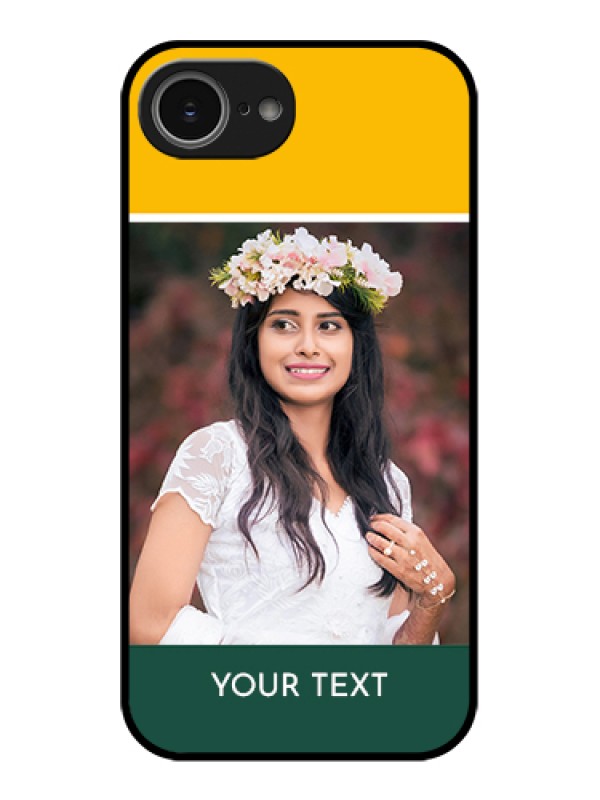 Custom iPhone 16e Custom Glass Phone Case - Love You Design