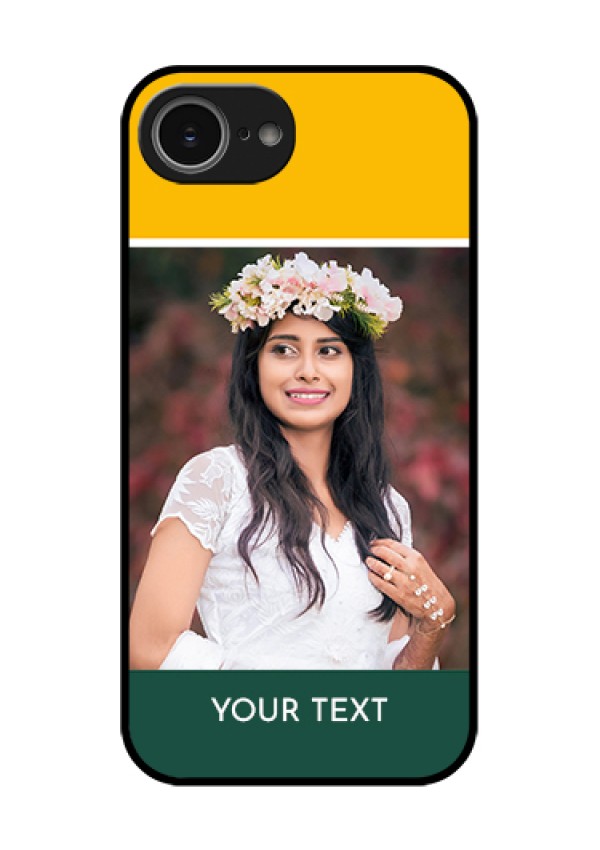 iPhone 16e Custom Glass Phone Case - Love You Design