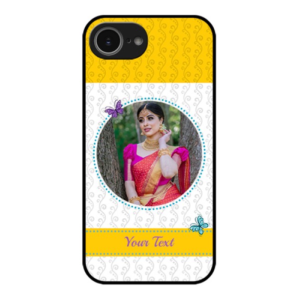 iPhone 16e Custom Glass Phone Case - Girls Premium Case Design