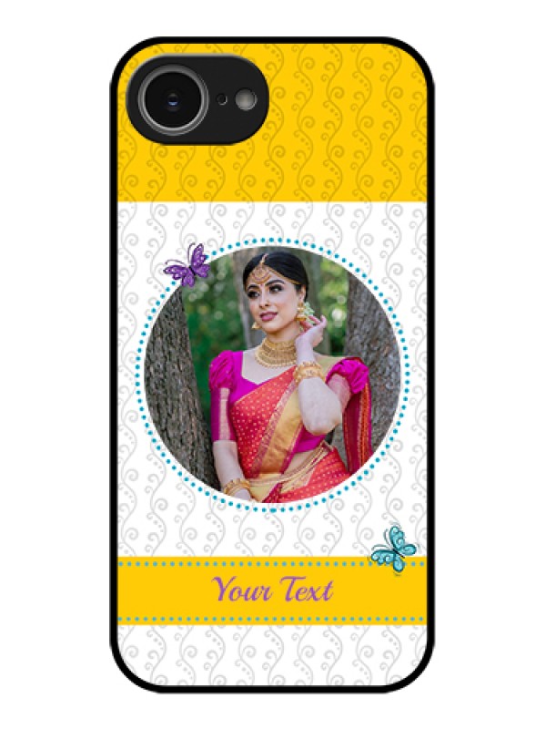 Custom iPhone 16e Custom Glass Phone Case - Girls Premium Case Design