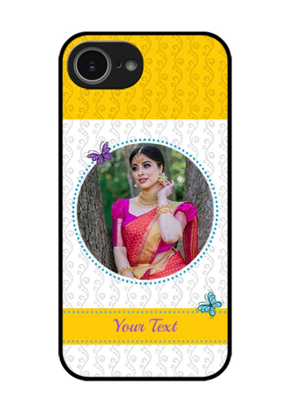 iPhone 16e Custom Glass Phone Case - Girls Premium Case Design