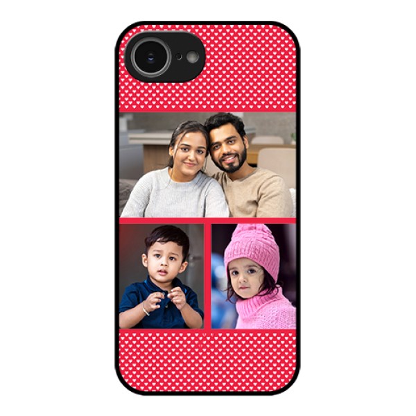 iPhone 16e Custom Glass Phone Case - Bulk Photo Upload Design iPhone 16e Custom Glass Phone Case - Bulk Photo Upload Design