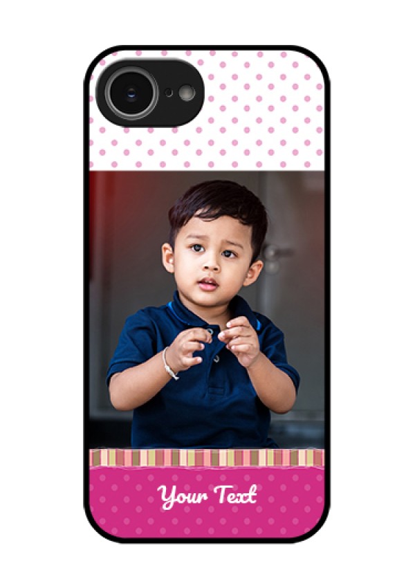 iPhone 16e Custom Glass Phone Case - Cute Girls Cover Design