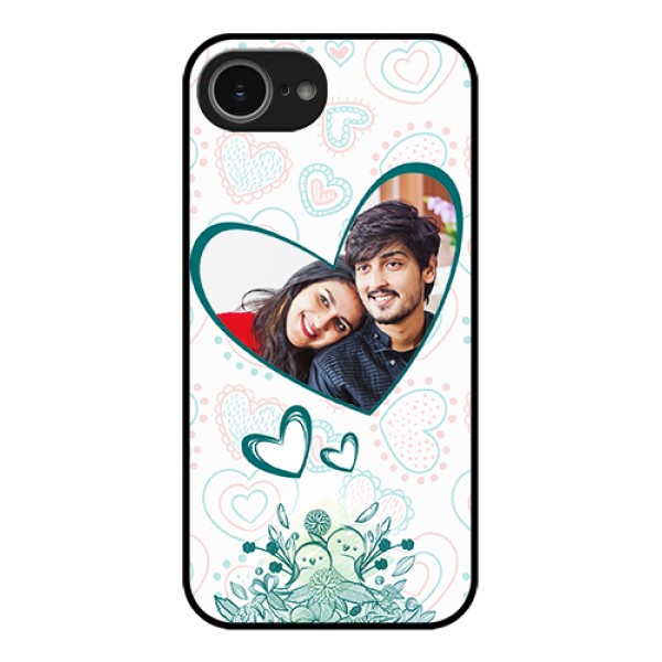 iPhone 16e Custom Glass Phone Case - Premium Couple Design iPhone 16e Custom Glass Phone Case - Premium Couple Design