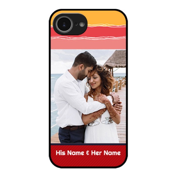 iPhone 16e Custom Glass Phone Case - Colorful Case Design