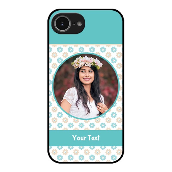 iPhone 16e Custom Glass Phone Case - Beautiful Flowers Design