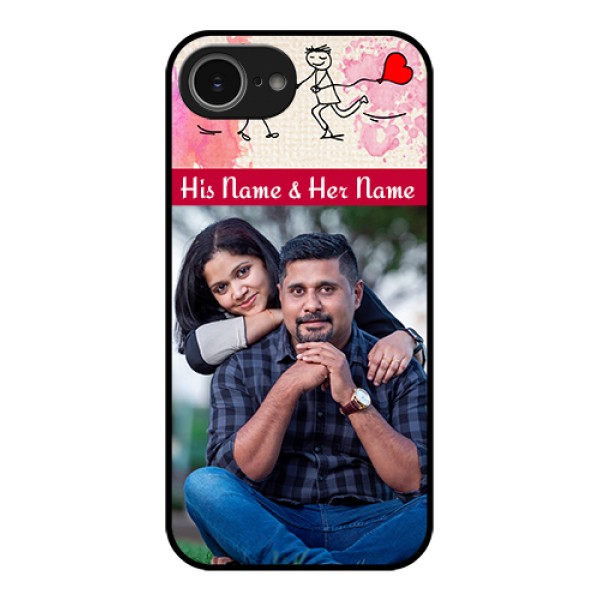 iPhone 16e Custom Glass Phone Case - You And Me Case Design iPhone 16e Custom Glass Phone Case - You And Me Case Design