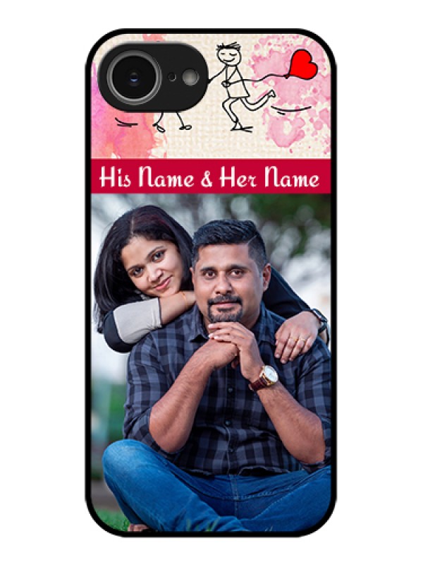 Custom iPhone 16e Custom Glass Phone Case - You And Me Case Design