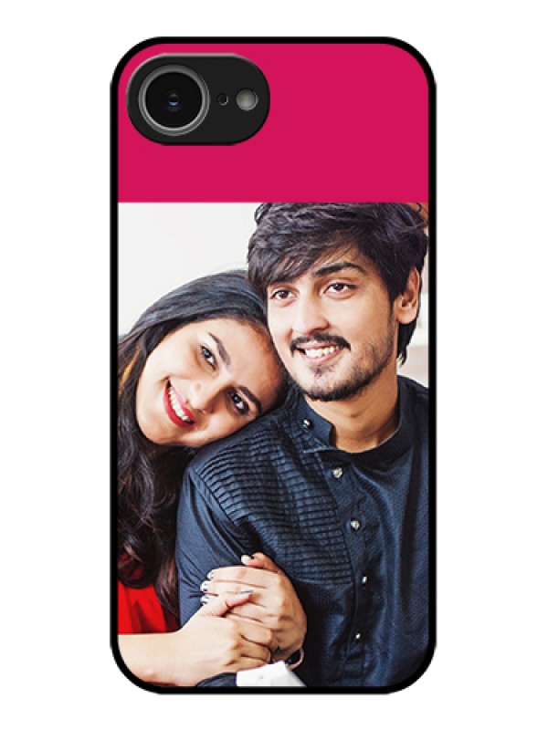 Custom iPhone 16e Custom Glass Phone Case - Anniversary Cover Design