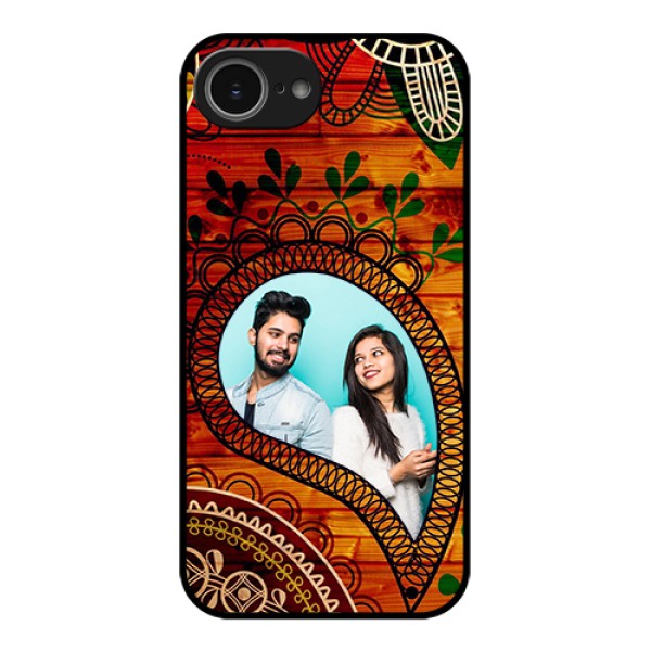 iPhone 16e Custom Glass Phone Case - Abstract Colorful Design iPhone 16e Custom Glass Phone Case - Abstract Colorful Design