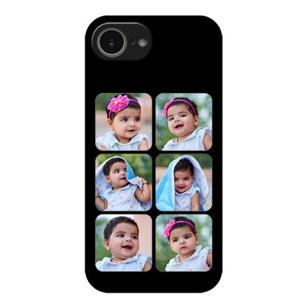 iPhone 16e Custom Glass Phone Case - Multiple Pictures Design