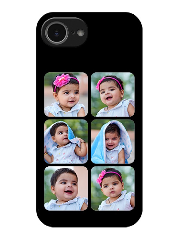 Custom iPhone 16e Custom Glass Phone Case - Multiple Pictures Design