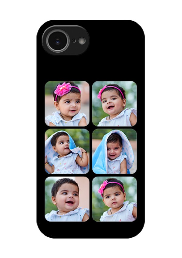 iPhone 16e Custom Glass Phone Case - Multiple Pictures Design