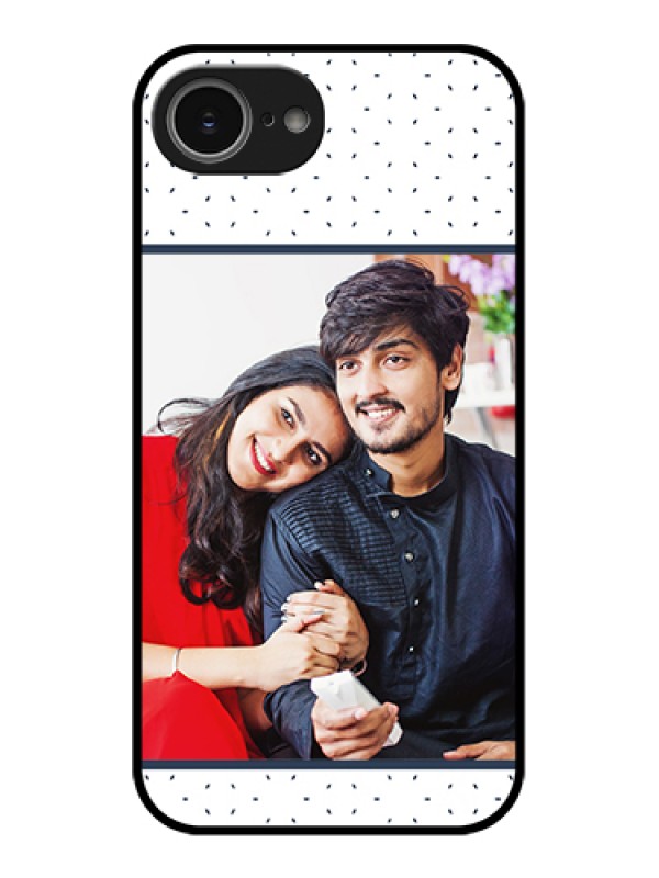 Custom iPhone 16e Custom Glass Phone Case - Premium Dot Design
