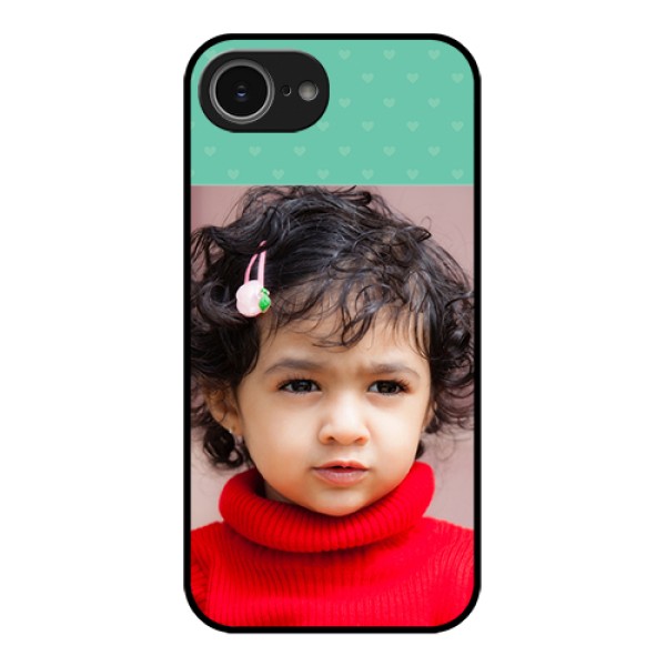 iPhone 16e Custom Glass Phone Case - Lovers Picture Design