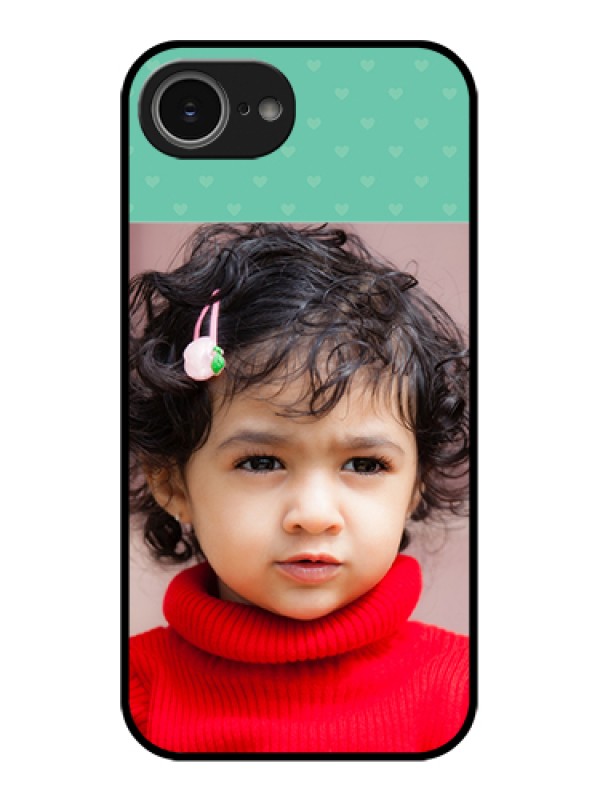 Custom iPhone 16e Custom Glass Phone Case - Lovers Picture Design