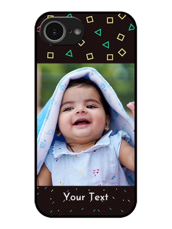 Custom iPhone 16e Custom Glass Phone Case - With Confetti Birthday Design