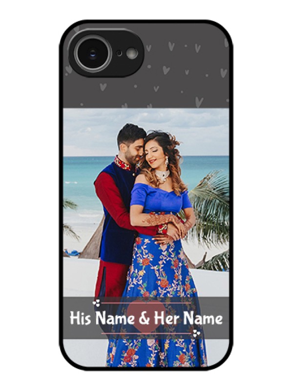 Custom iPhone 16e Custom Glass Phone Case - Buy Love Design With Photo Online