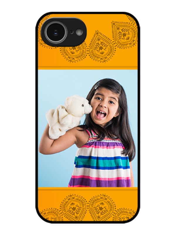 Custom iPhone 16e Custom Glass Phone Case - Photo Wedding Design