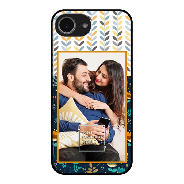 iPhone 16e Custom Glass Phone Case - Pattern Design