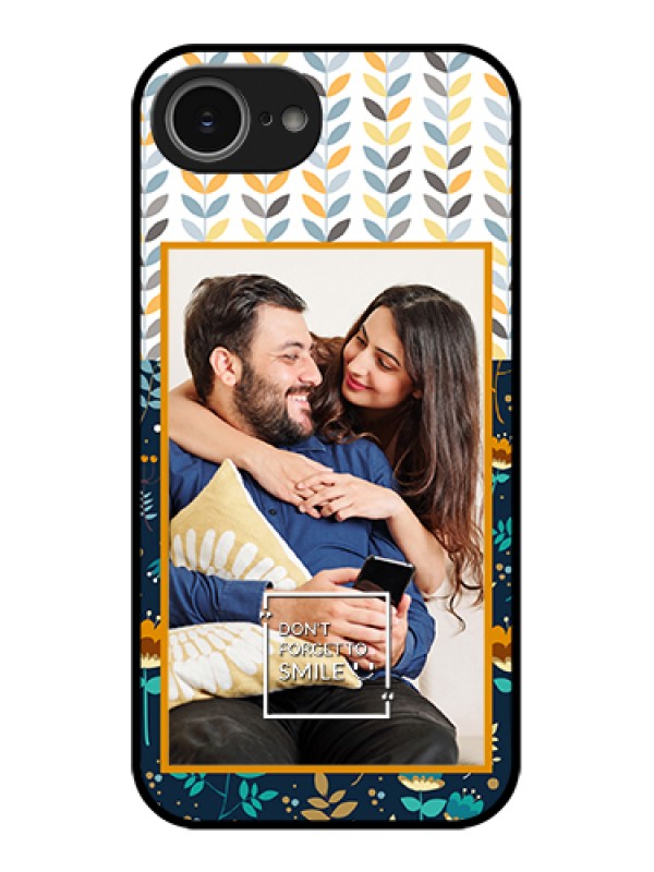 Custom iPhone 16e Custom Glass Phone Case - Pattern Design